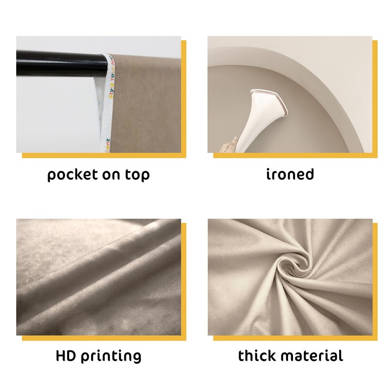 Kate 6.5x10ft Grey Backdrops Photography Backdrops for Headshot Portrait Photo Background - Image 4